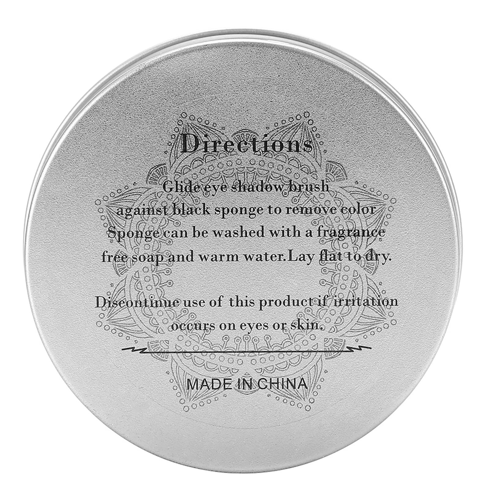 

Makeup Brush Cleaning Tool Cosmetic Eyeshadow Powder Color Remover Sponge Cleaner Clean Box