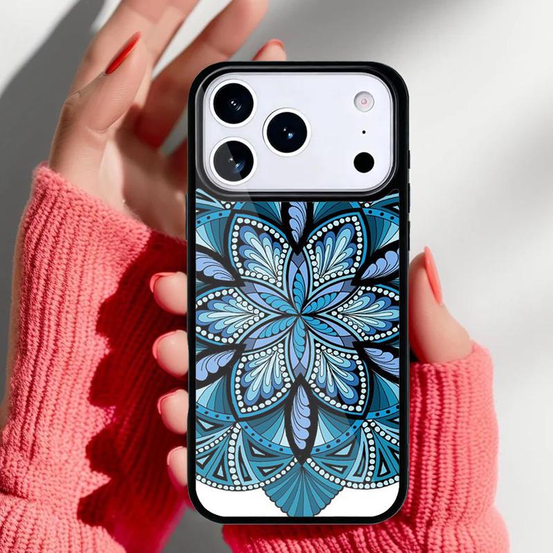 Bohemian Tie Dye Hippie Mandala Phone Case for iPhone 17 16 15 14 13 Pro Max Back Cover for 12 11 Pro Coque