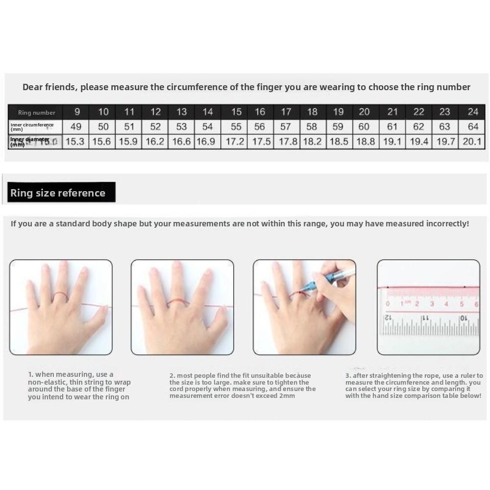 Ring Women's Ring Retro Exaggerated Simple Personalized Women's Ring