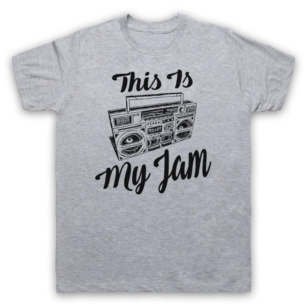 

This Is My Jam Music Slogan Favourite Band Song Tune Mens And Womens T-Shirt 3XL