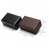 Travel PU Leather Portable Jewelry Storage Case Zipper Watch Box Display Box Container Case