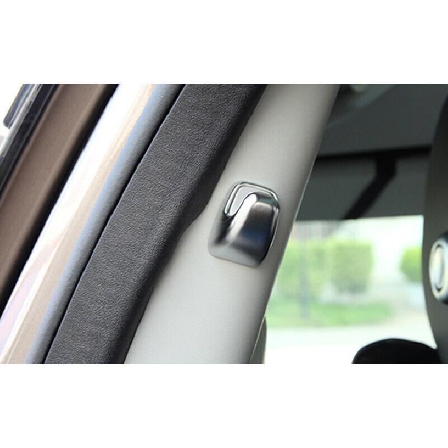 For Range Rover Evoque - Matte Silver B Pillar Hang Hook Cover Trim 2pcs