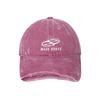 Hat Men's Street Old Ripped Denim Baseball Cap Women's Trend Brand Letter Embroidery Cap Big Head Circumference