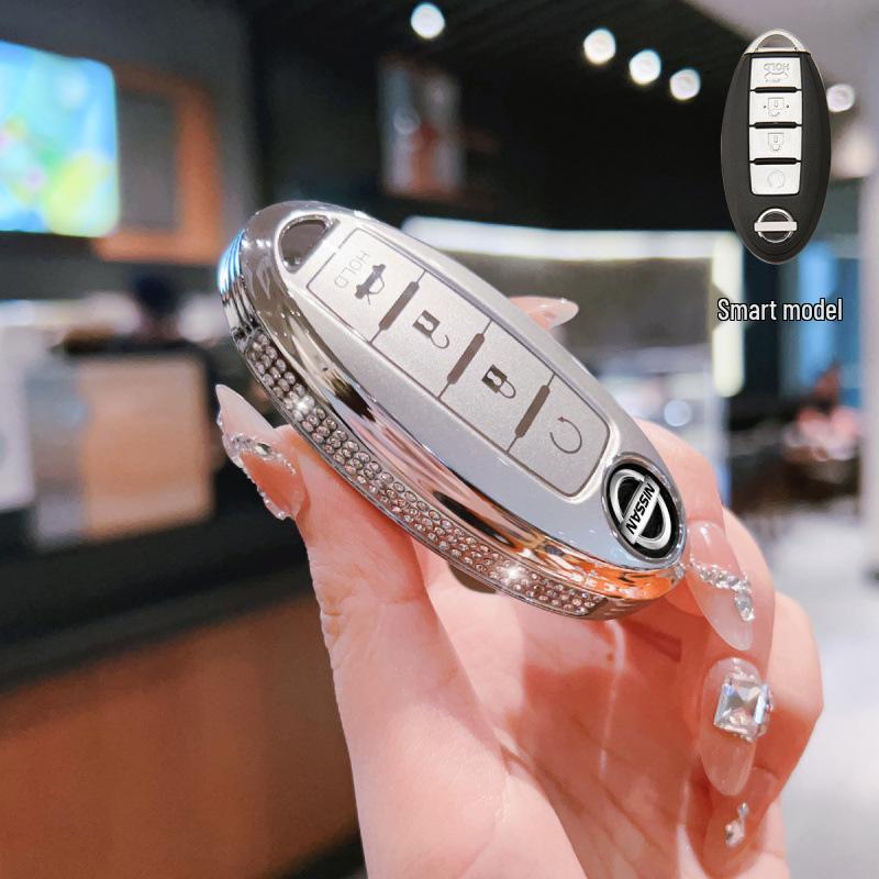 Nissan Key Cover for Sylphy, Tiida, Qijun, Qashqai, Jinke, Teana - 14th Gen & Classic Models.