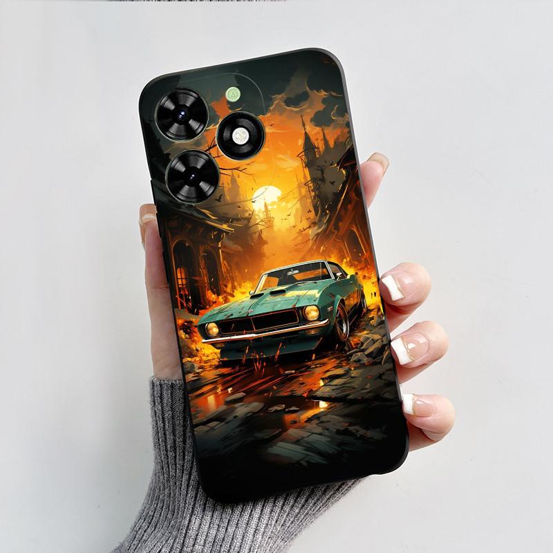 For Tecno Spark Go 2024 Case BG6 Black Myth Wukong Cover Shockproof Soft TPU Phone Case For Tecno Pop 8 Pop8 SparkGo 2024 Shell