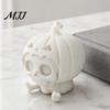 Spooky Skull Pumpkin Design Ornament, Hollow Ghost Face Design, 3D Printed Layered Printing Decor Detailed Halloween Figurine, for Desktop Display