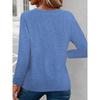 Plus size T-shirt V-neck long-sleeved women's casual fashion, spring and autumn bottoming top, letter cartoon print