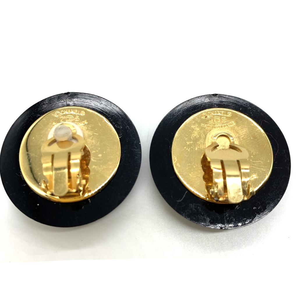 Used CHANELEarring Gold Plated/plastic Women
