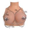 QKKQ 304 Stainless Steel Nipple Clamps Strapon Steel Chain Sexy Underwear Lingerie BDSM Breast Bondage Clips Nipple Clamps