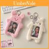 Plush Bunny Card Holder With Cartoon Animal Design For Students And Collectors
