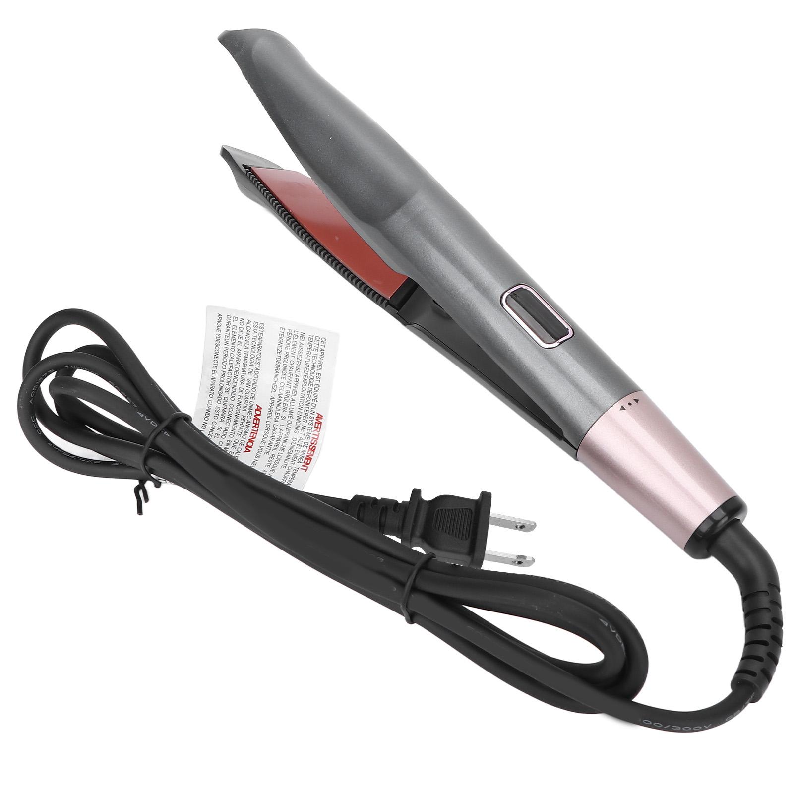 

Выпрямитель для волос Профессиональный щипцы для завивки волос с регулируемой температурой и ЖК-дисплеем для укладки волос US Plug