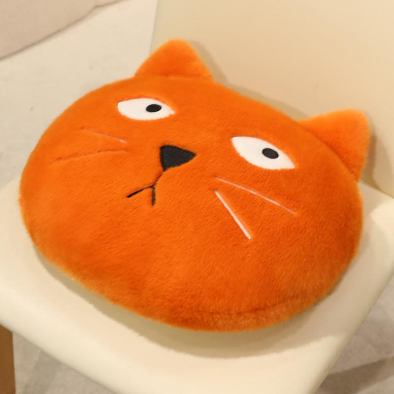 

Cat Plush Pillow Office Support Cushion With Pp Cotton Fill For Comfort And Gift помаранчевий