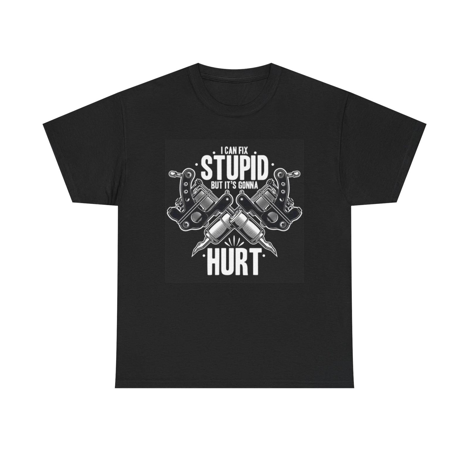 Men s and Women s T-shirts Stupid Tattoos Graphic XXL
