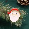 Bell Christmas Brooch Snow Man Dripping Oil Lapel Pin Personality Santa Claus Enamel Pins  Women