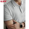 Hengyuanxiang Men's Long-Staple Cotton Polo T-Shirt