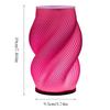 3D Printing LED Desk Lamp Minimalist USB Powered Vase Table Lamp Adjustable Color Temperature Multi-Color Night Light