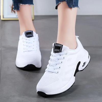 Sapatos femininos tênis de caminhada respirável tênis de corrida leve