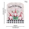 Christmas Chair Covers - Cartoon Forest Snowflake Print, European Style Dining Table Xmas Decor Chair Accessories