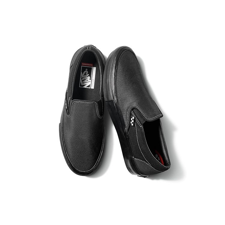 Vans Slip-On Low Top Skate Shoes Unisex Sneakers Black VN0A5FCABLK