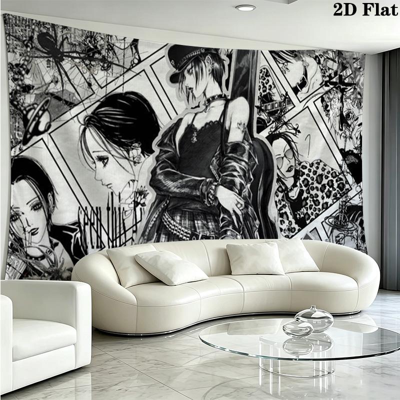 nana Wall Tapestry Aesthetic Wall Hanging Printed Fabric Blanket Decorative Tapestries for Bedroom Living Room Home Decor
