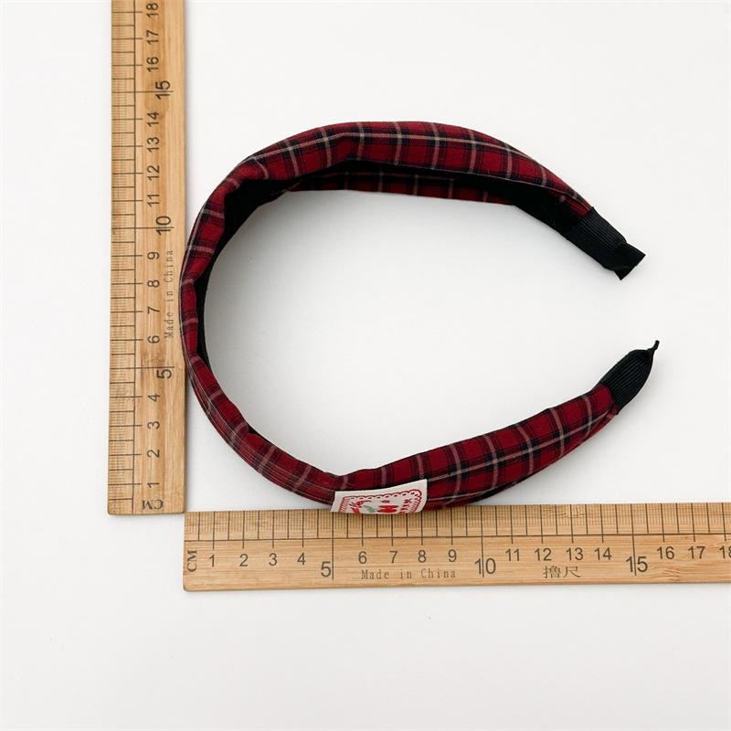 Red Plaid & Polka Dot Hair Accessories Set Festive Aesthetic Style for Women Holiday Party Gift