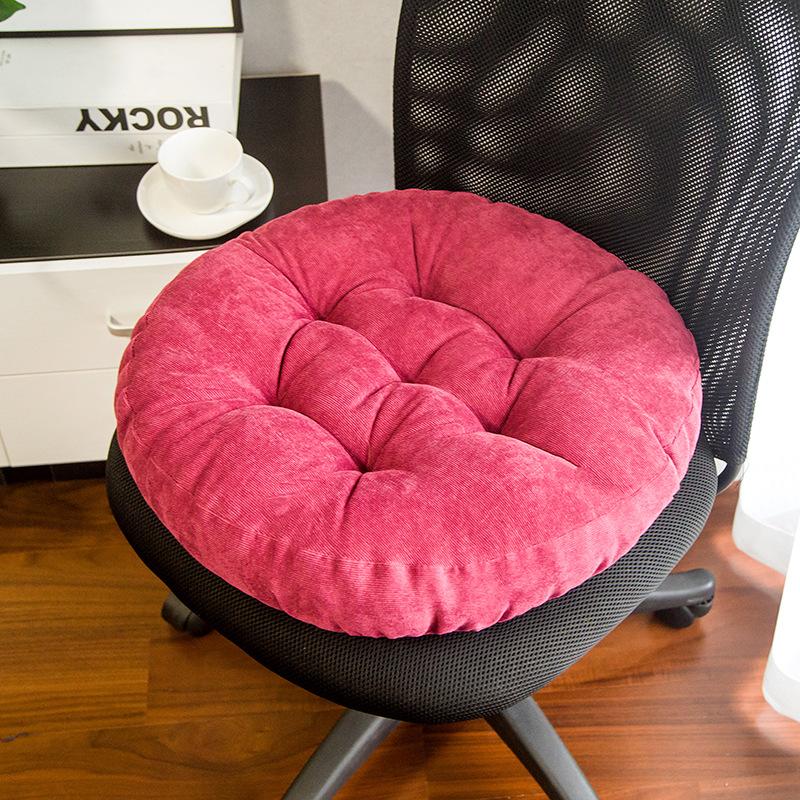 Floor Mat Futon Cushion Bay Window Mat Velvet Dining Chair Chair Mat Yoga Mat Tatami Student Bench Round Cushion
