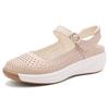 Sapatos Femininas Women Fashion Round Toe High Quality Spring & Summer Hollow Out Shoes Lady Casual Leather Shoe Ab712