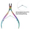 Durable Cutter Stainless Steel Cuticle Scissors Fingernail & Toenail Cuticle Cutter  Salon Use