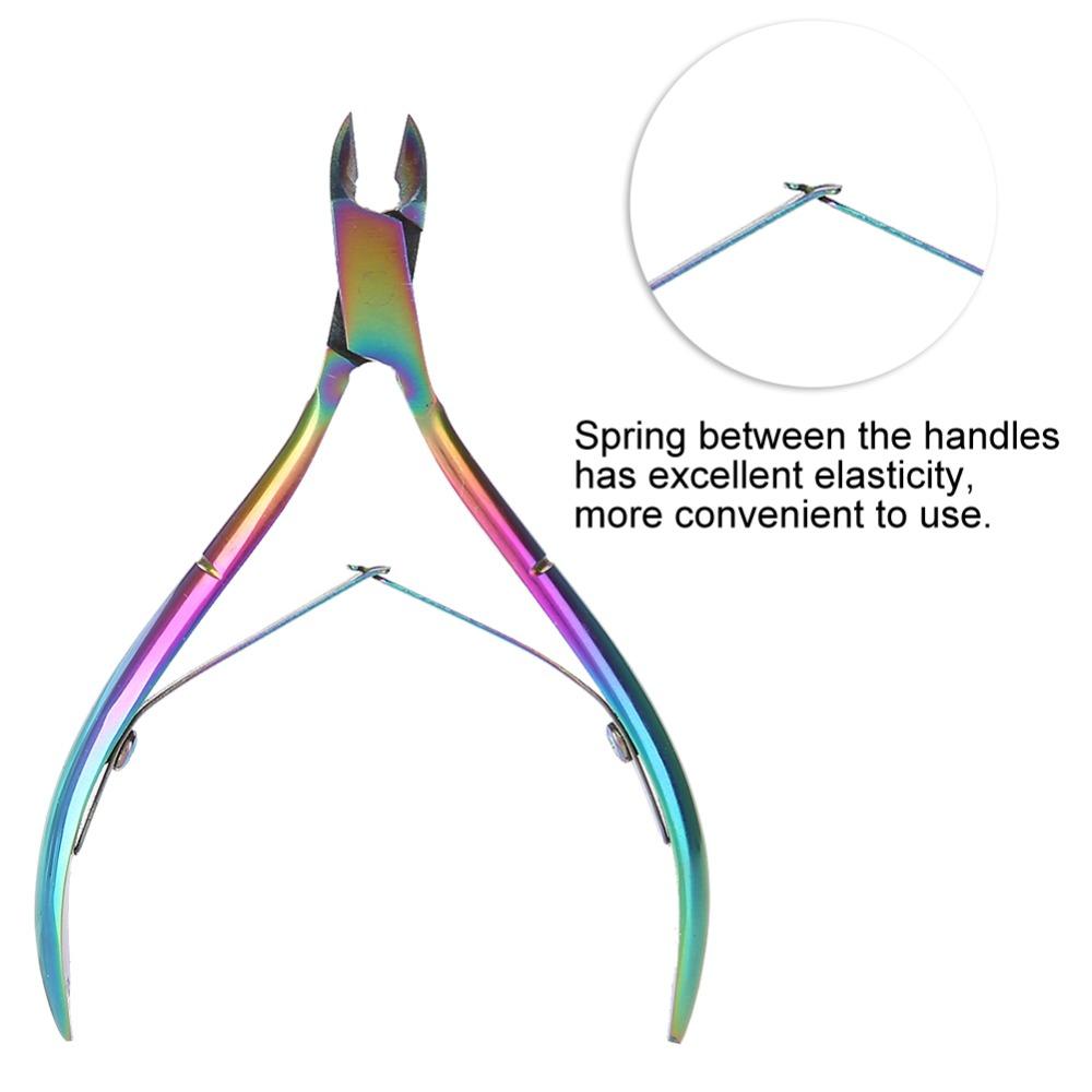 Durable Cutter Stainless Steel Cuticle Scissors Fingernail & Toenail Cuticle Cutter  Salon Use