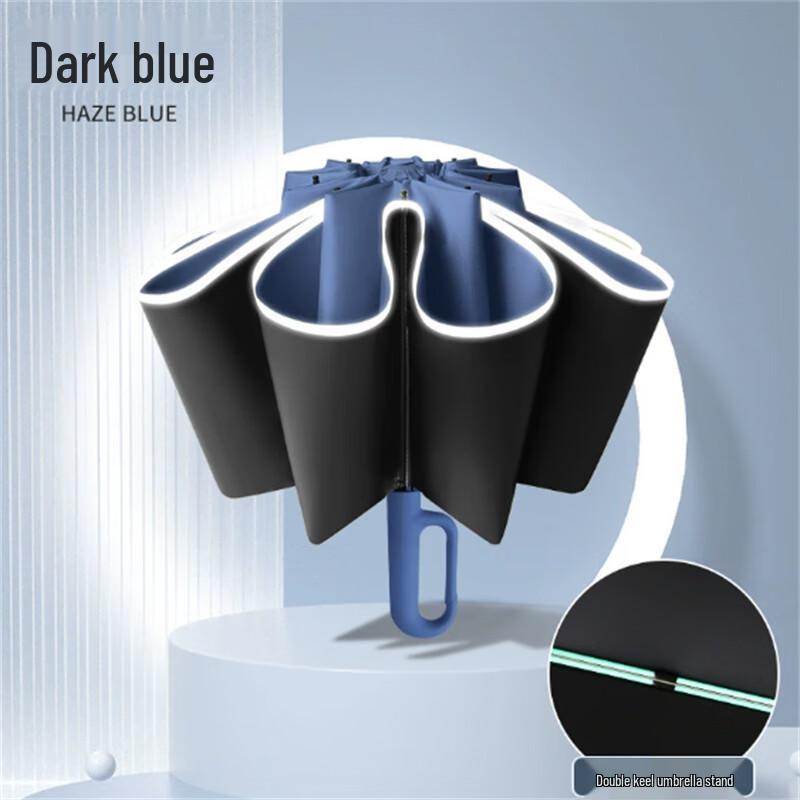 Automatic Reverse Sun Rain Umbrella - Reinforced 80-Rib, 10-Pack