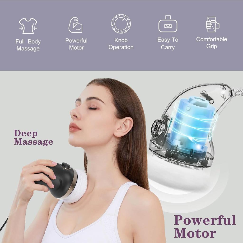 Handheld Cellulite Massager-Body Sculpting Machine with Lymphatic Drainage, Stomach Massager for Belly Fat, and Vibrating Beauty Sculpt Massager