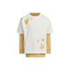 New Adidas X NAILONG LIANMINGKUAN T-Shirt Nailoong Two-In-One Long-Sleeve Top Jade White Kids' JF1365