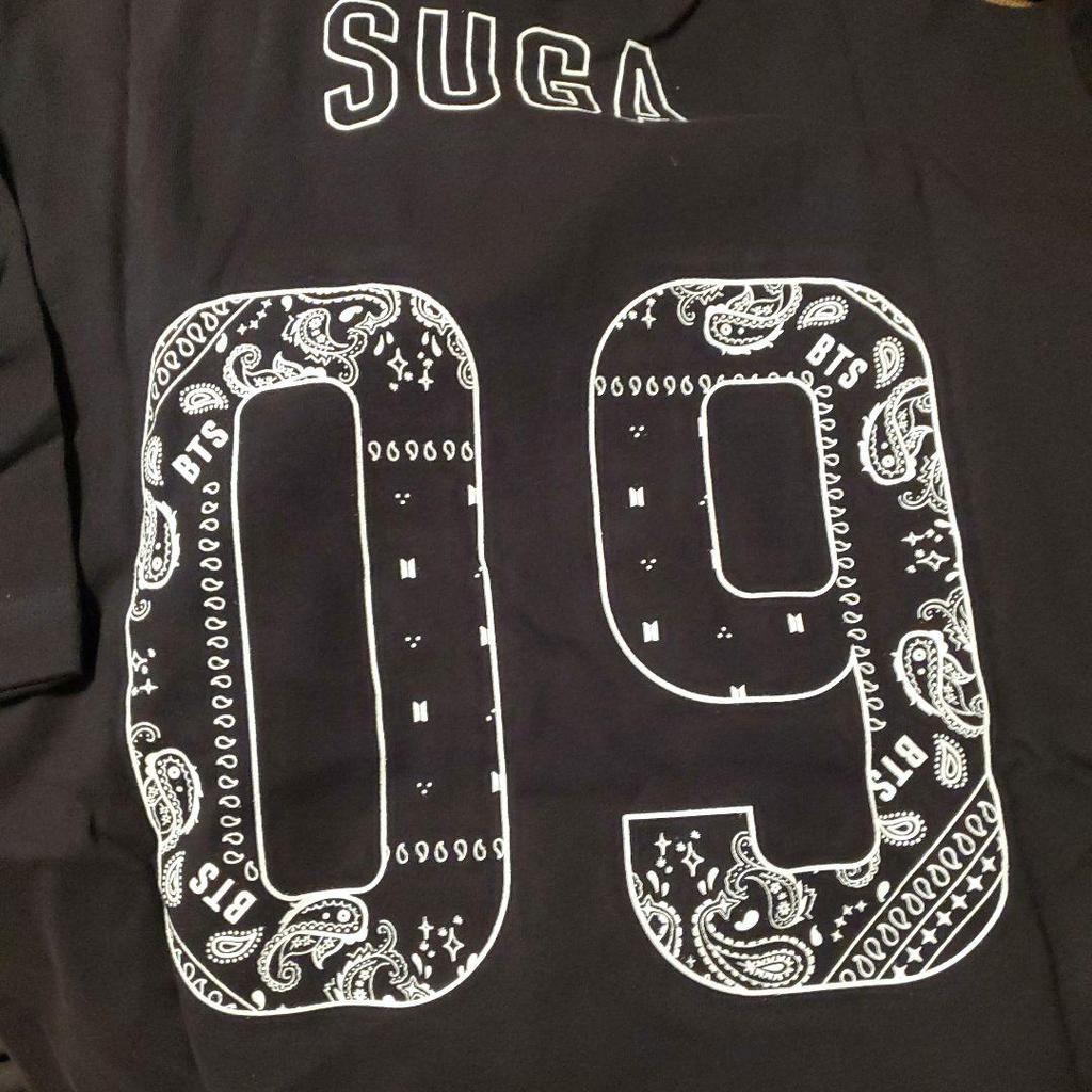 [USED] BTS Official Yoongi Suga SUGA TEAM BTS T-shirt