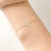 Mcel 14K Shine Heart Moisa Diamond Bracelet