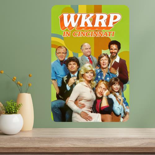 WKRP in Cincinnati Classic TV Show Metal Poster Sign 20x30cm(7.8x11.8inch)
