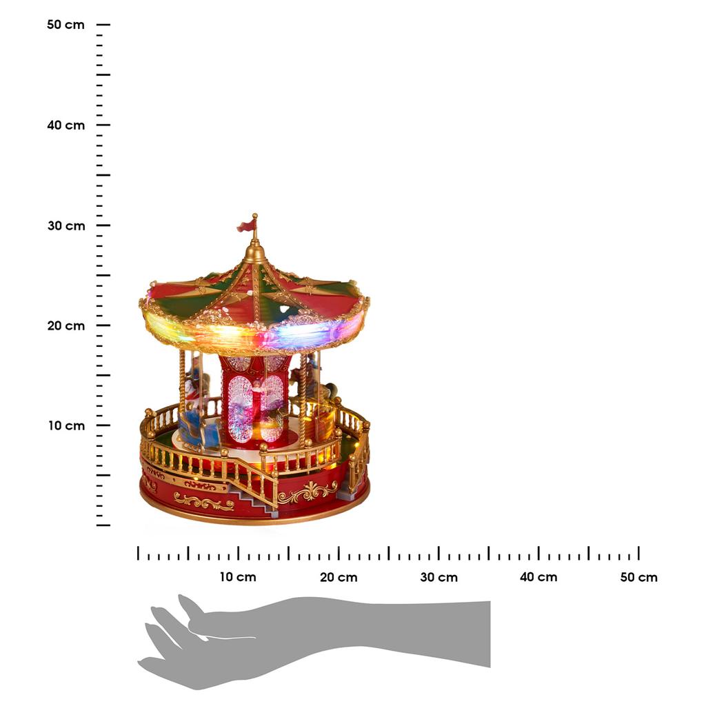 Karuzela Świąteczna Led H28 Cm
