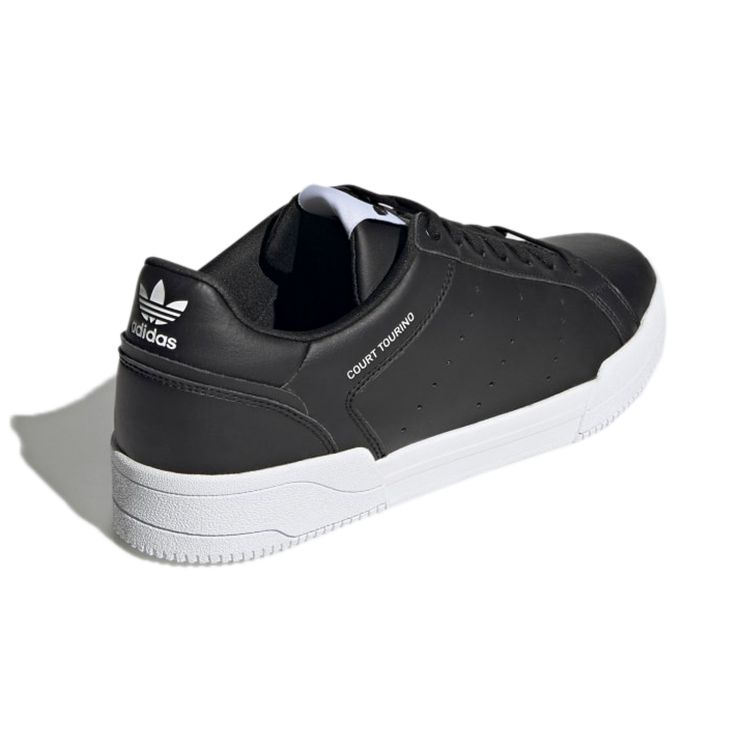 Adidas Tênis Unissex Court Tourino Preto Branco Preto Core Branco Nuvem H02176