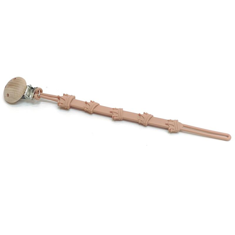 Non-Toxic Pacifier Chain Baby Silicone Pacifier Anti Drop Chain Multi-Functional Baby Silicone Anti Drop Chain Toy Pacifier Clip Teether