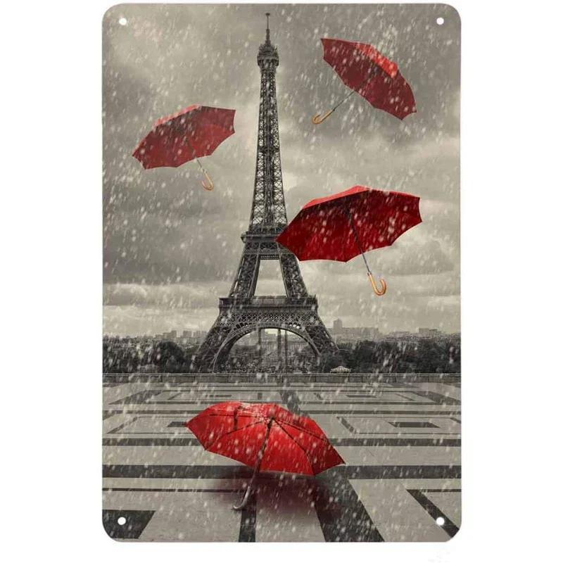 Metal Tin Signs Budapest Dublin Wall Decoration Plaque Vintage Art Poster Iron Painting for Man Cave Home Cafe Garden Club Ba