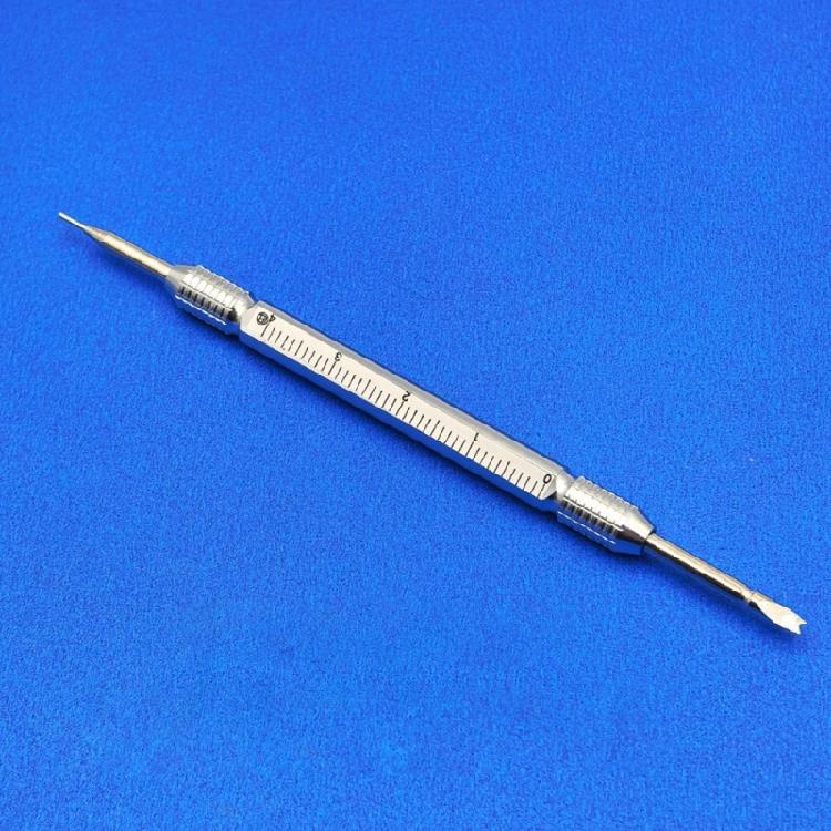 Multi Functional Scale Tool Using Double Heads for Quick Band Removal in Watch Repair Portable Efficient User Friendly