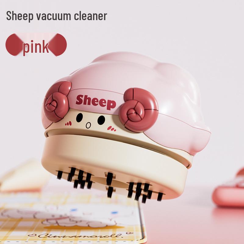 

Douyin Mini Automatic Cartoon Desk Vacuum Cleaner for Kids - Small Home Appliance Toy