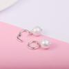 Creolen mit barocken Süßwasser-Zuchtperlen, 925er-Sterlingsilber, Hochzeitsohrringe für Frauen, edler Schmuck