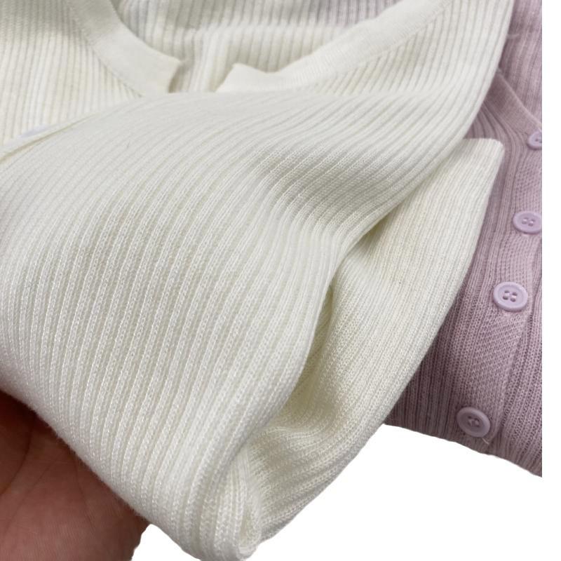 2024 Summer Chic Women's Long Sleeve Knitted Cardigan Short Shawl Sunscreen Outerwear
