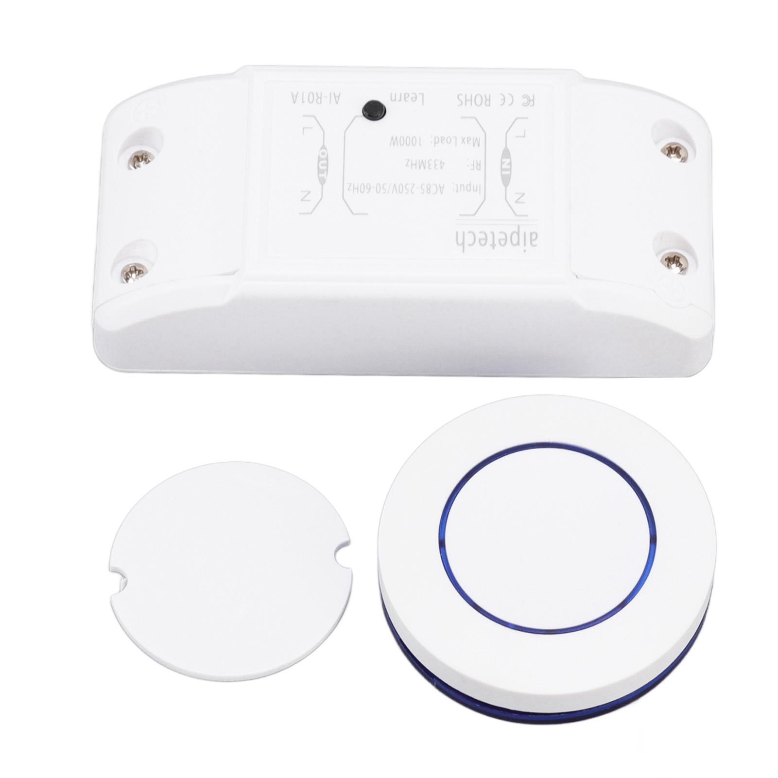 

433 МГц беспроводной интеллектуальный переключатель 3 рабочих режима беспроводной дистанционный переключатель без проводов радиочастотный переключатель для синий