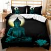 Handdraw Budha 3D Art Duvet Cover Set King Queen Double Full Twin Single Size Bed linen set