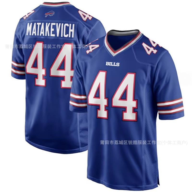 Buffalo Bills NFL Football Jersey Men Women Adult Unisex Pullover Top With Allen 17 Hamlin 3 Number