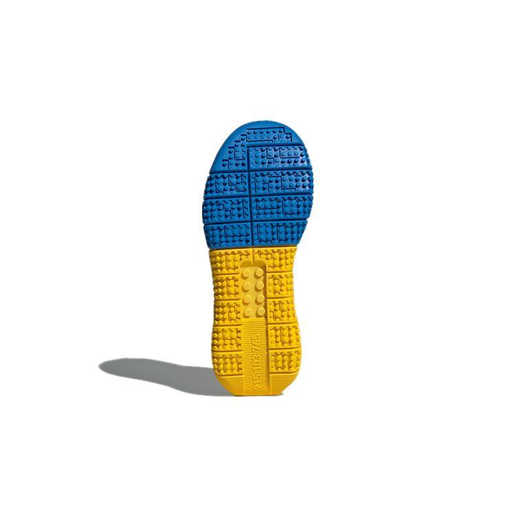 LEGO x adidas Sport Stora Barn Vita Barnsneakers Molnvitt Kärnsvart Chockblått FX2867