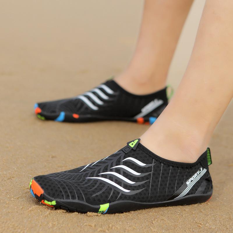

Мужские и женские кроссовки для ручья, обувь для фитнеса в помещении, пара, обувь для ходьбы по воде на открытом воздухе, мягкая подошва, приятная для кожи, обувь для плавания, быстросохнущая, пляжная обувь 46