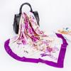 Women's Baotou Artificial Silk Satin Silk Scarf 90cm Printing Square Scarf Silk Scarf