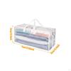 Moving Bag with Backpack Straps and Zippers for Storage of Cushions Pillows